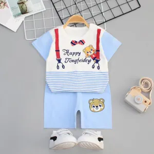 2-piece Thin Pajamas Sets for Toddler Boy Wholesale Children's Clothing