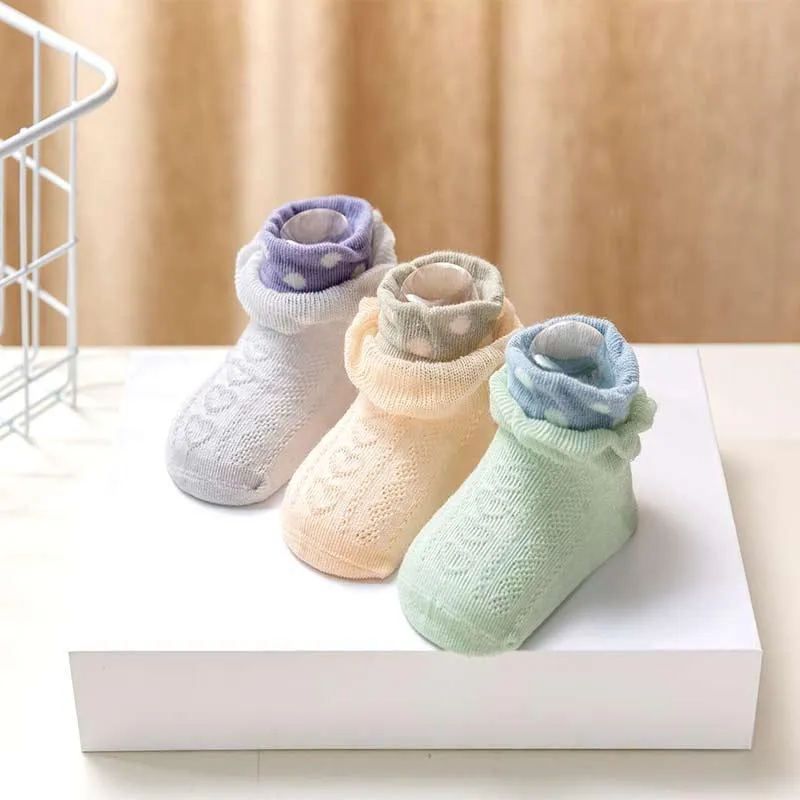 3-piece Lace Mesh Socks Wholesale children's clothing