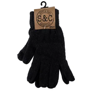 Adults Basic Gloves, Black