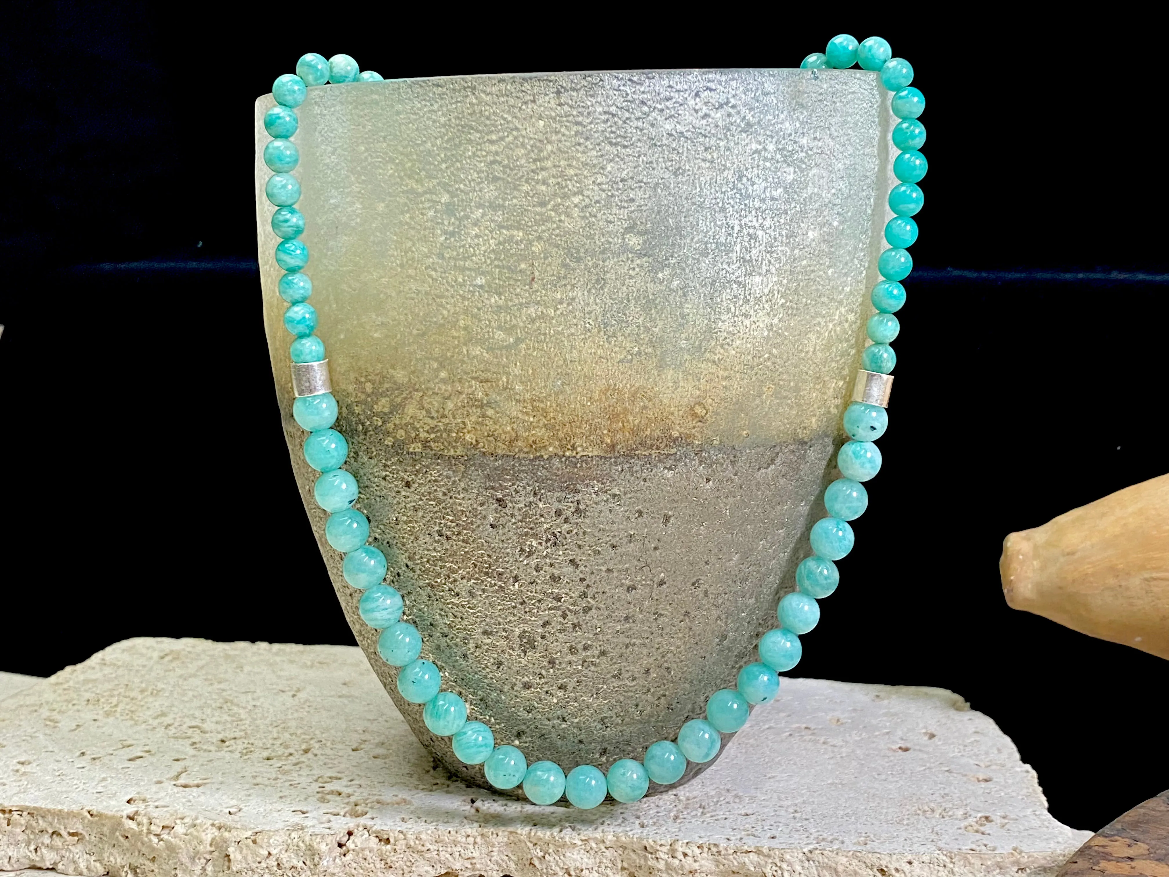 Amazonite Silver Necklace