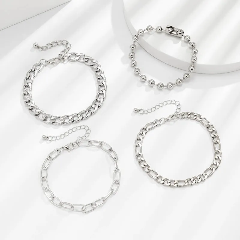 AS simple multi -layer chain bracelet