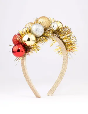 Bauble & Christmas Tinsel Headband