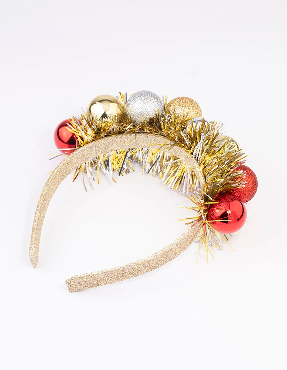 Bauble & Christmas Tinsel Headband