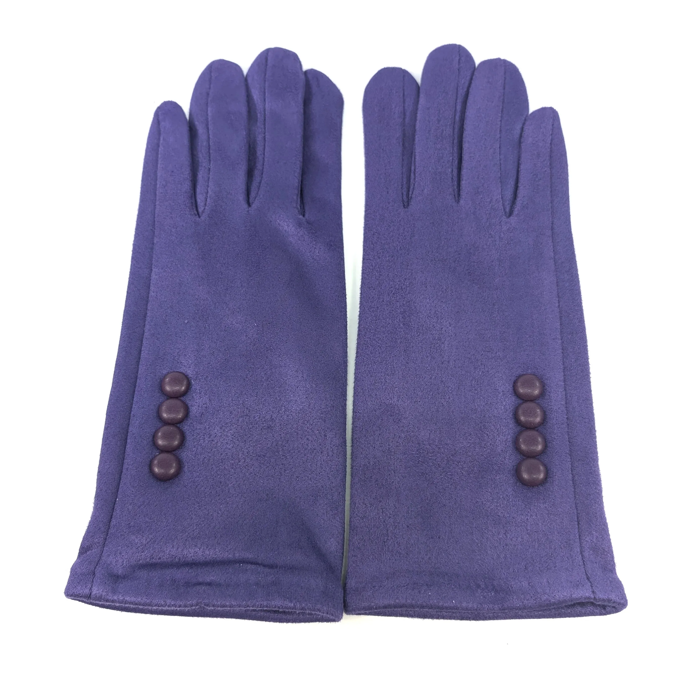 Black Ginger Regal Purple Bright Coloured Gloves - 800-604