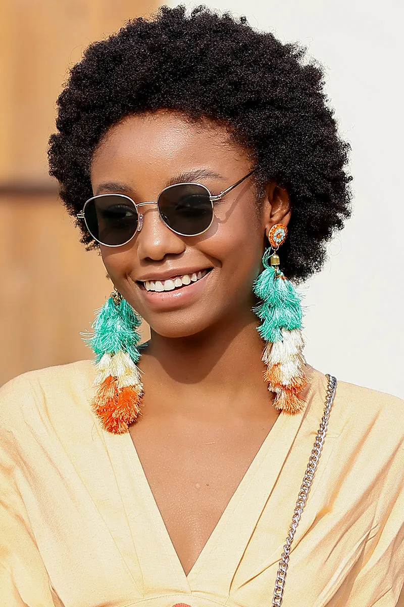 Charming Tassels Hanging Earrings