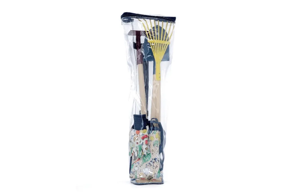 Children's Garden Tool Set (Rake, Hoe, Shovel, and Gloves)