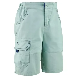 Children's shorts Quechua MH500 for hiking, age 2-6 years, gray-green