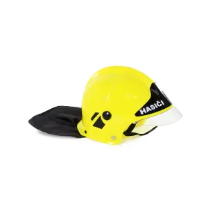 Children's yellow helmet/helmet firefighter CZ text