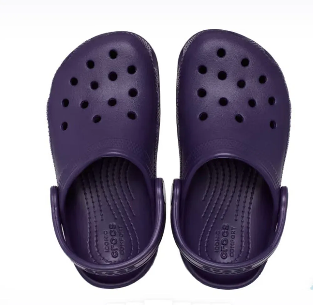 Classic Toddler Clog in Dark Iris by Crocs