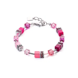 Coeur De Lion GeoCUBE® Iconic Viva Magenta Bracelet