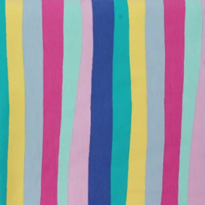 Cotton Jersey - Multi Stripe - £8.50 Per Metre - Sold By Half Metre