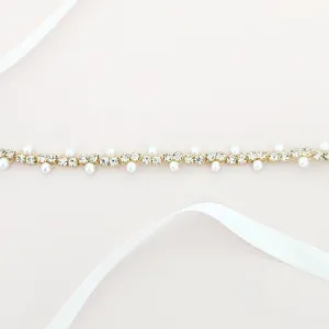 Crystal Bridal Sash Belt Neha