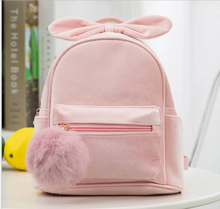 deanwangkt Cute Kid Toddler Mini Backpack Kindergarten Schoolbag Baby Cartoon Bowknot Shoulder Bag Handbag Fashion