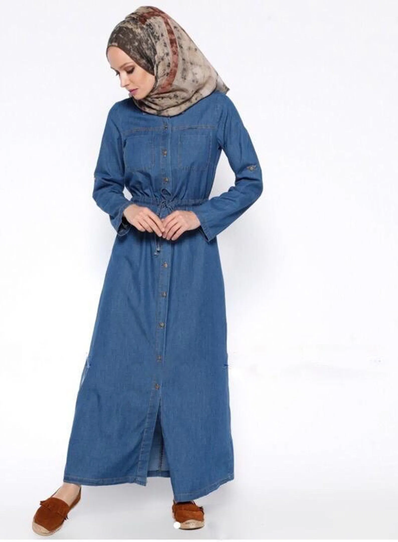 Denim Abaya