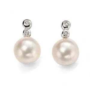 Elements Diamond Pearl Earrings GE896WZ475