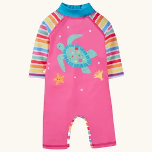 Frugi Little Sun Safe Suit - Turtle