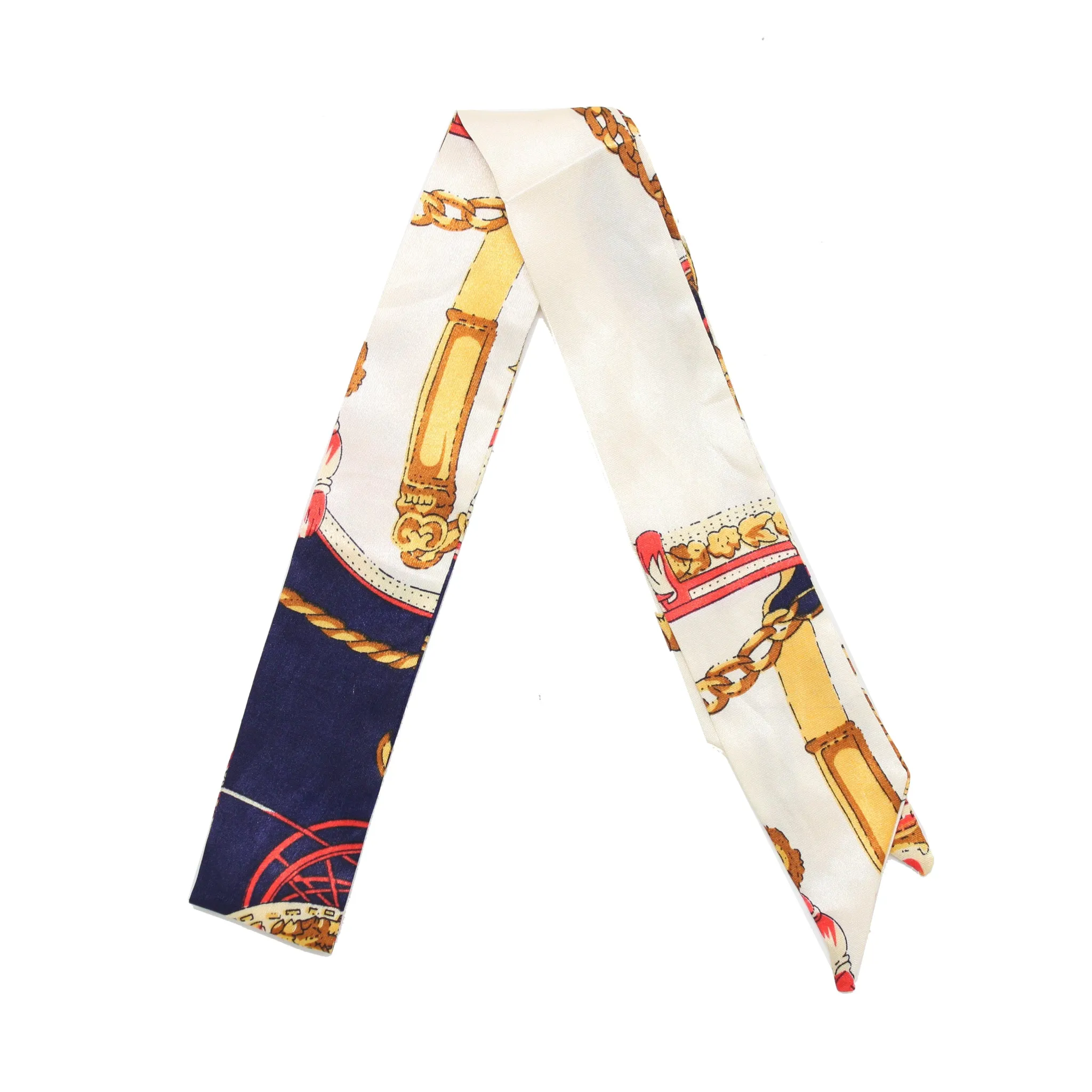 Golden Navy Twilly Scarf