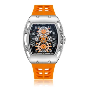 JC - DIFFUL Luxury Skeleton Quartz Watch | Richard Style Waterproof Watch for Men with Bracelet Accessories