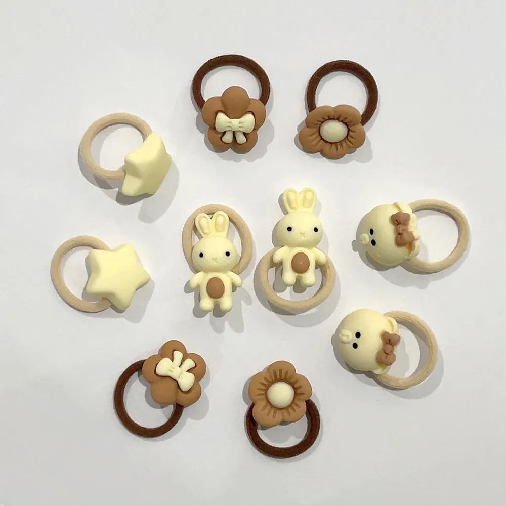 Kawaii Brown Hair Ties