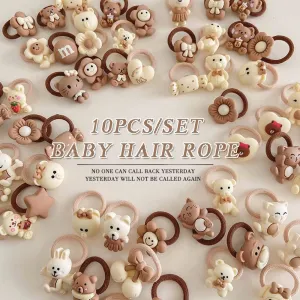 Kawaii Brown Hair Ties