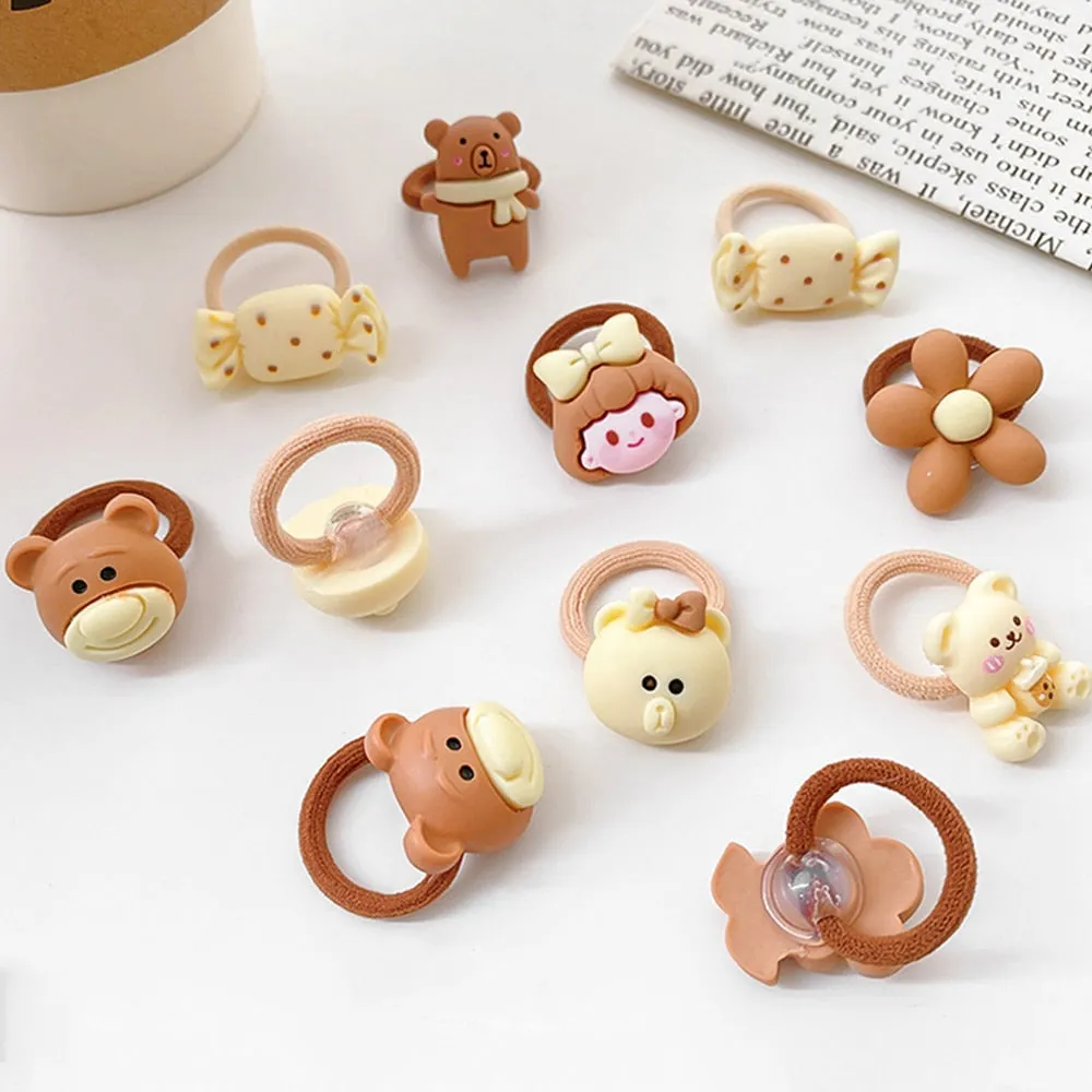 Kawaii Brown Hair Ties