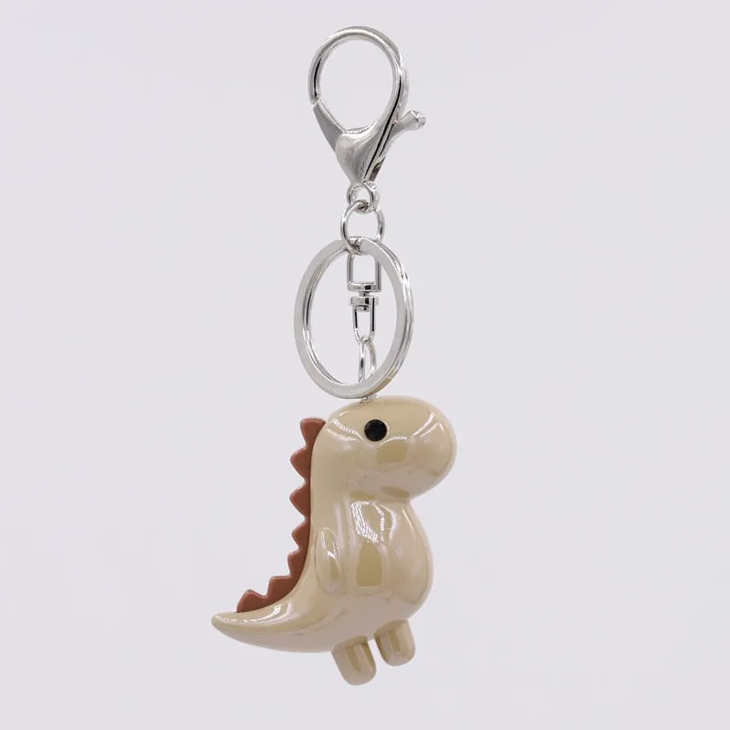 Kawaii Cartoon Dinosaur Keychain