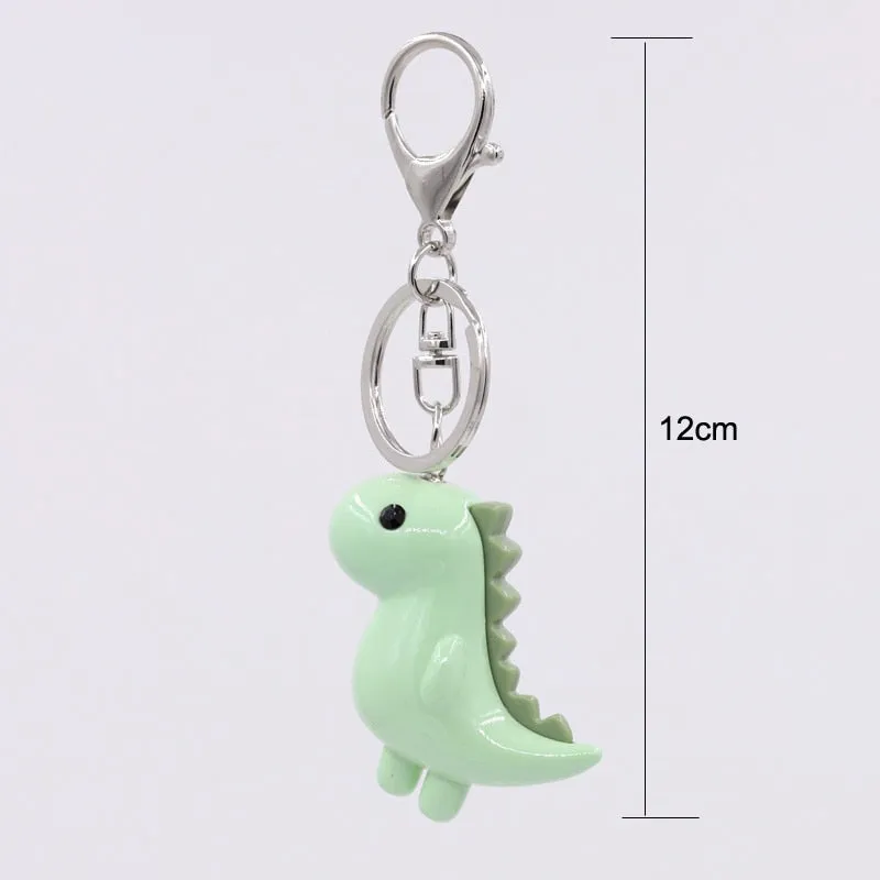 Kawaii Cartoon Dinosaur Keychain