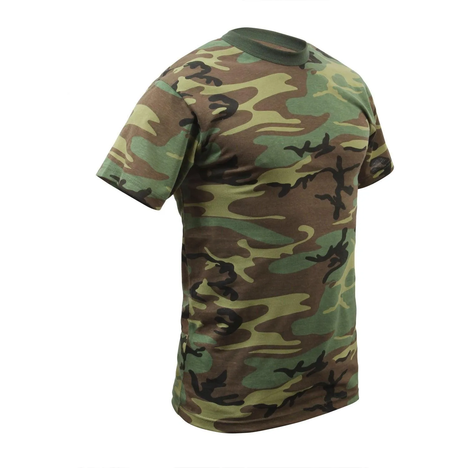 Kids Woodland Camo Heavyweight T-Shirt