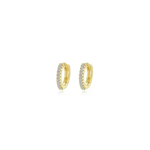 Lafonn Simulated Diamond 11mm Huggie Hoop Earrings E0620CLG00