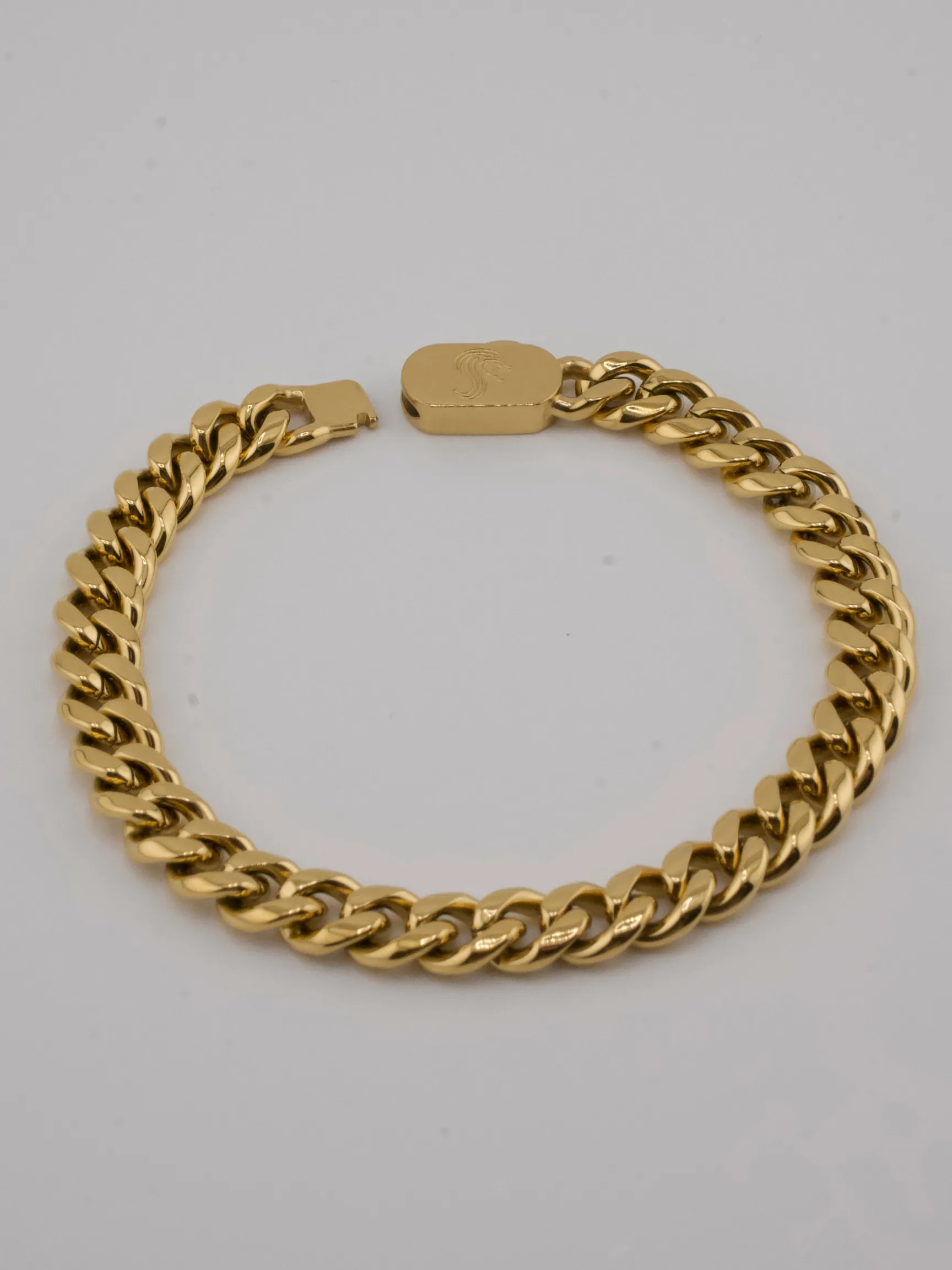 LION CUBAN BRACELET - GOLD