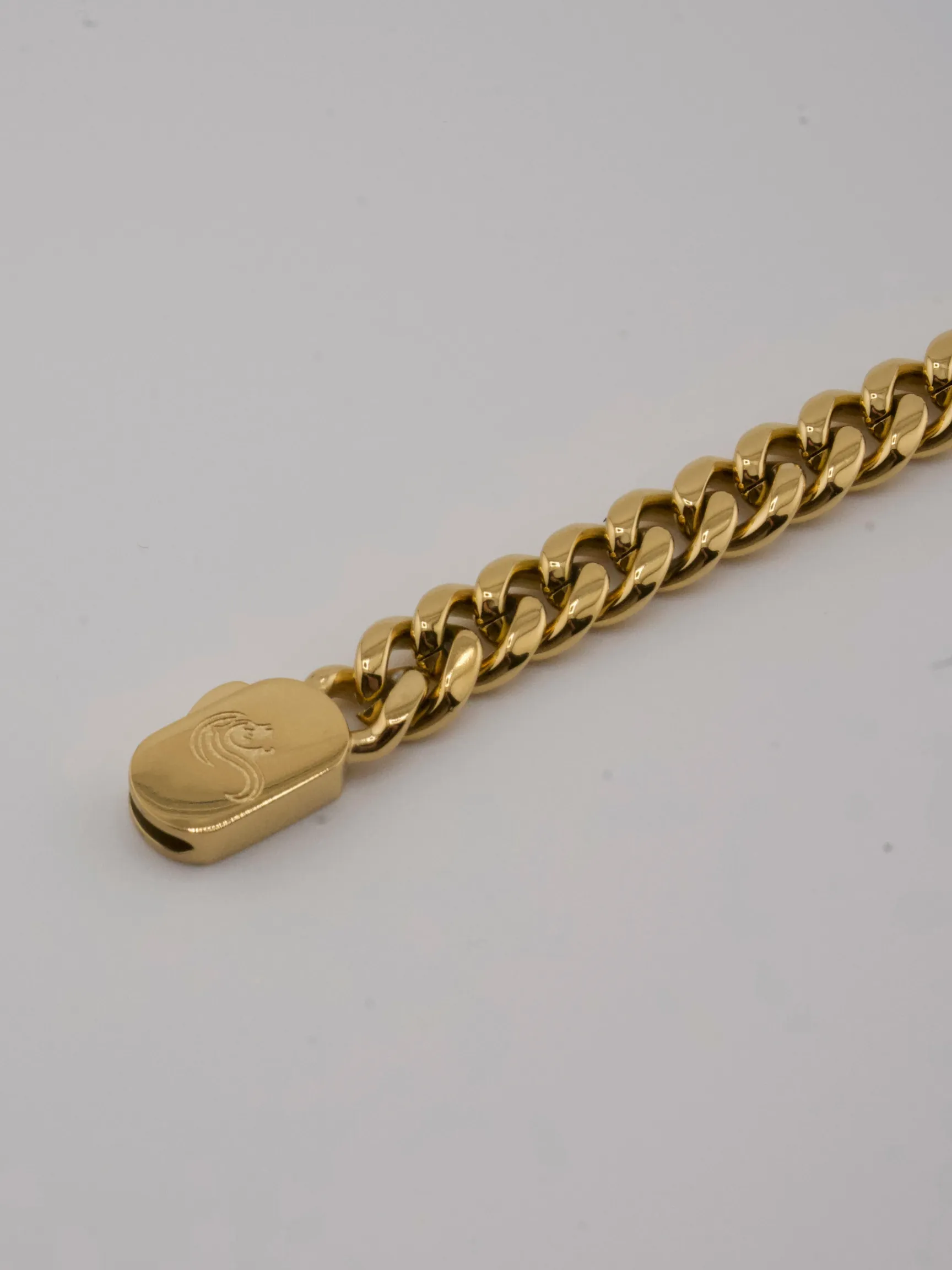 LION CUBAN BRACELET - GOLD