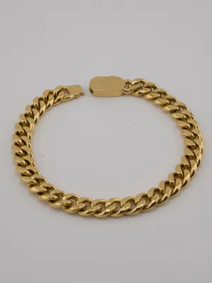 LION CUBAN BRACELET - GOLD