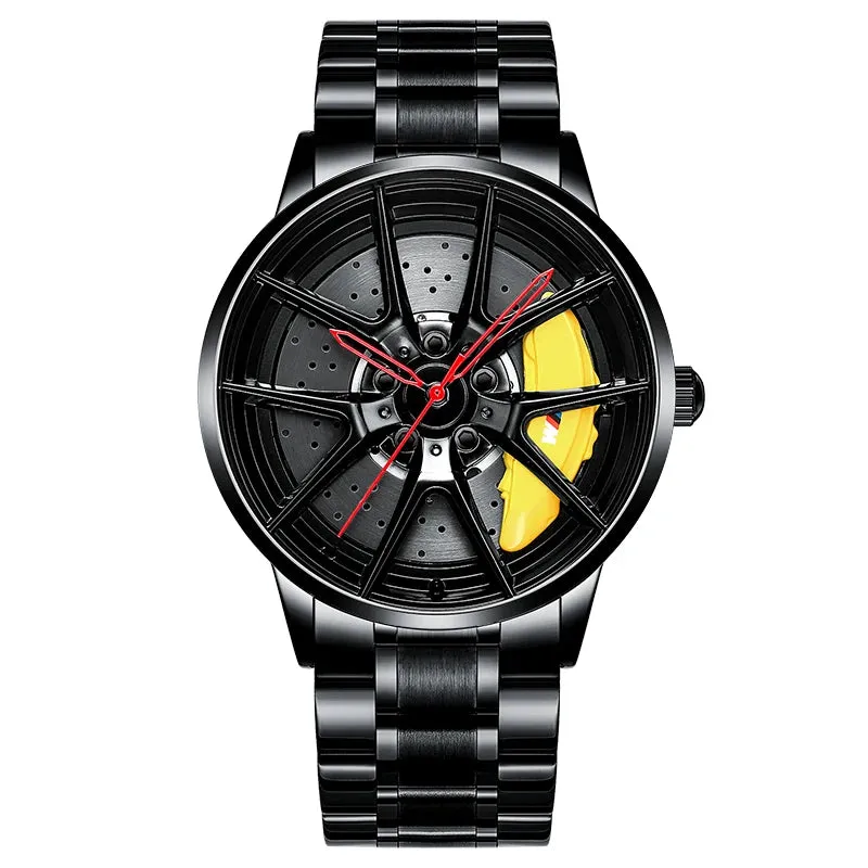 Luxury Sports Car Wheel Watch