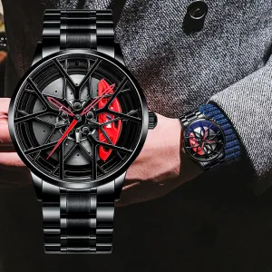 Luxury Sports Car Wheel Watch