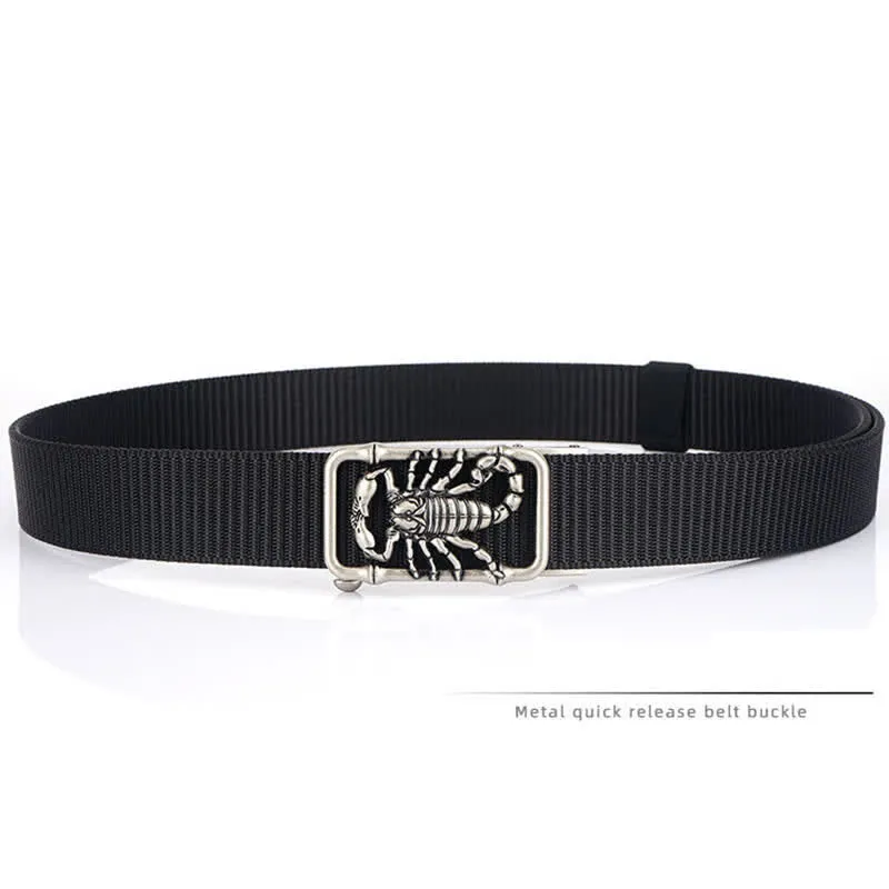 Men's King Scorpion Simple Nylon Belt