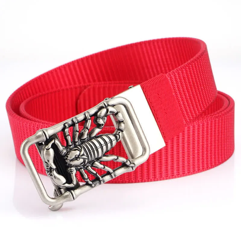 Men's King Scorpion Simple Nylon Belt