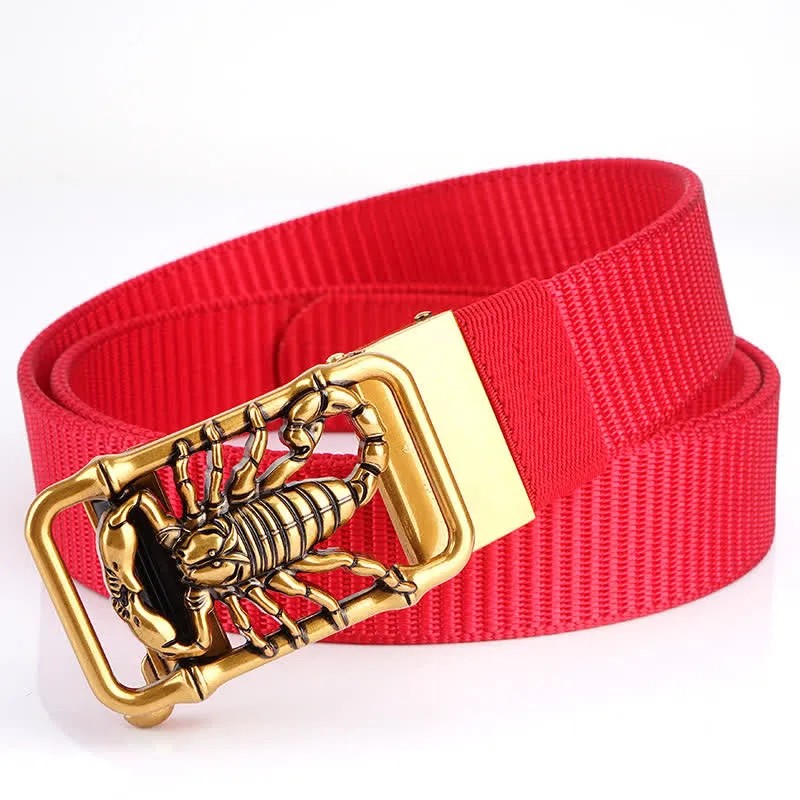 Men's King Scorpion Simple Nylon Belt