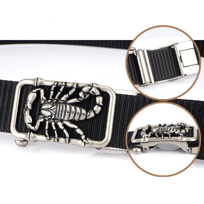 Men's King Scorpion Simple Nylon Belt