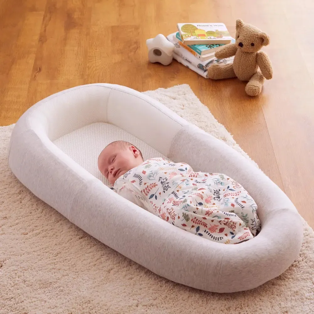 Minimal Grey Sleep Tight Baby Bed