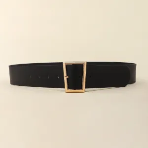 New Women's Black Belt Simple