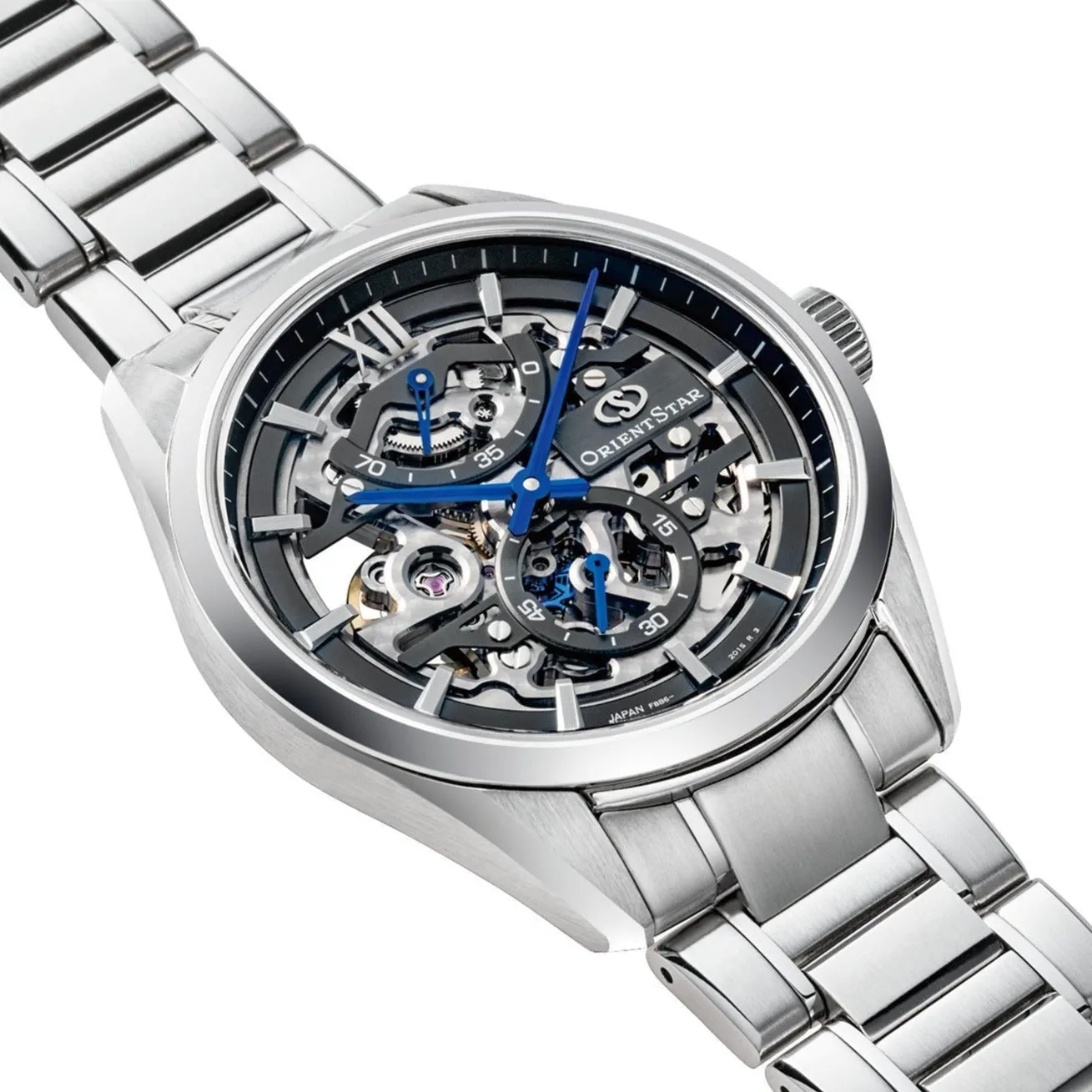 Orient Star Contemporary Full Skeleton Men's Silver Watch RE-AZ0101N00B