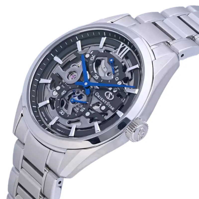 Orient Star Contemporary Full Skeleton Men's Silver Watch RE-AZ0101N00B