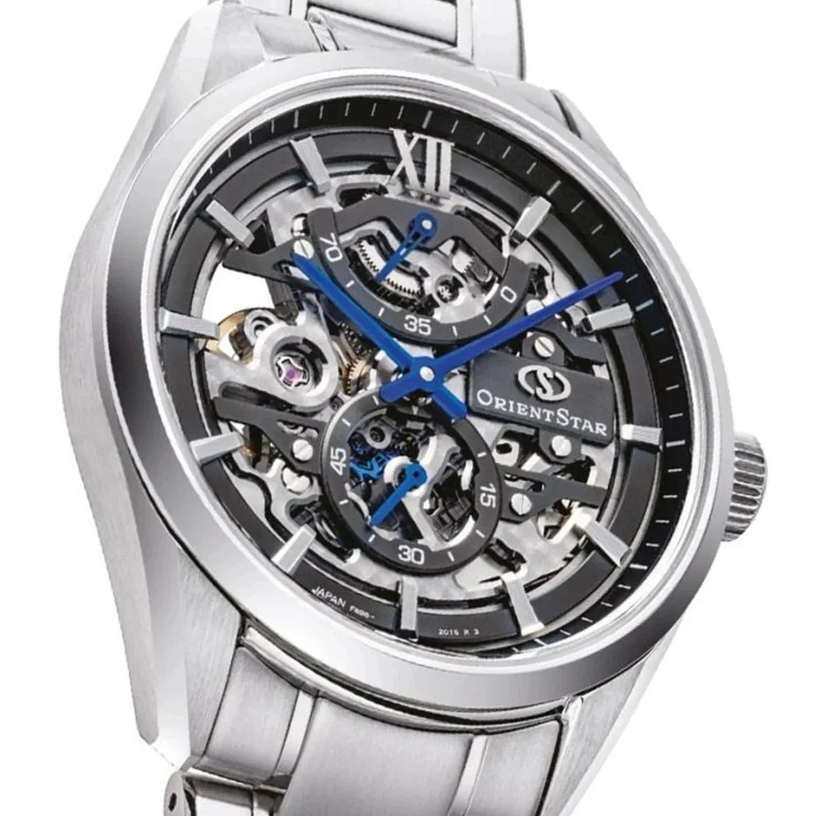 Orient Star Contemporary Full Skeleton Men's Silver Watch RE-AZ0101N00B