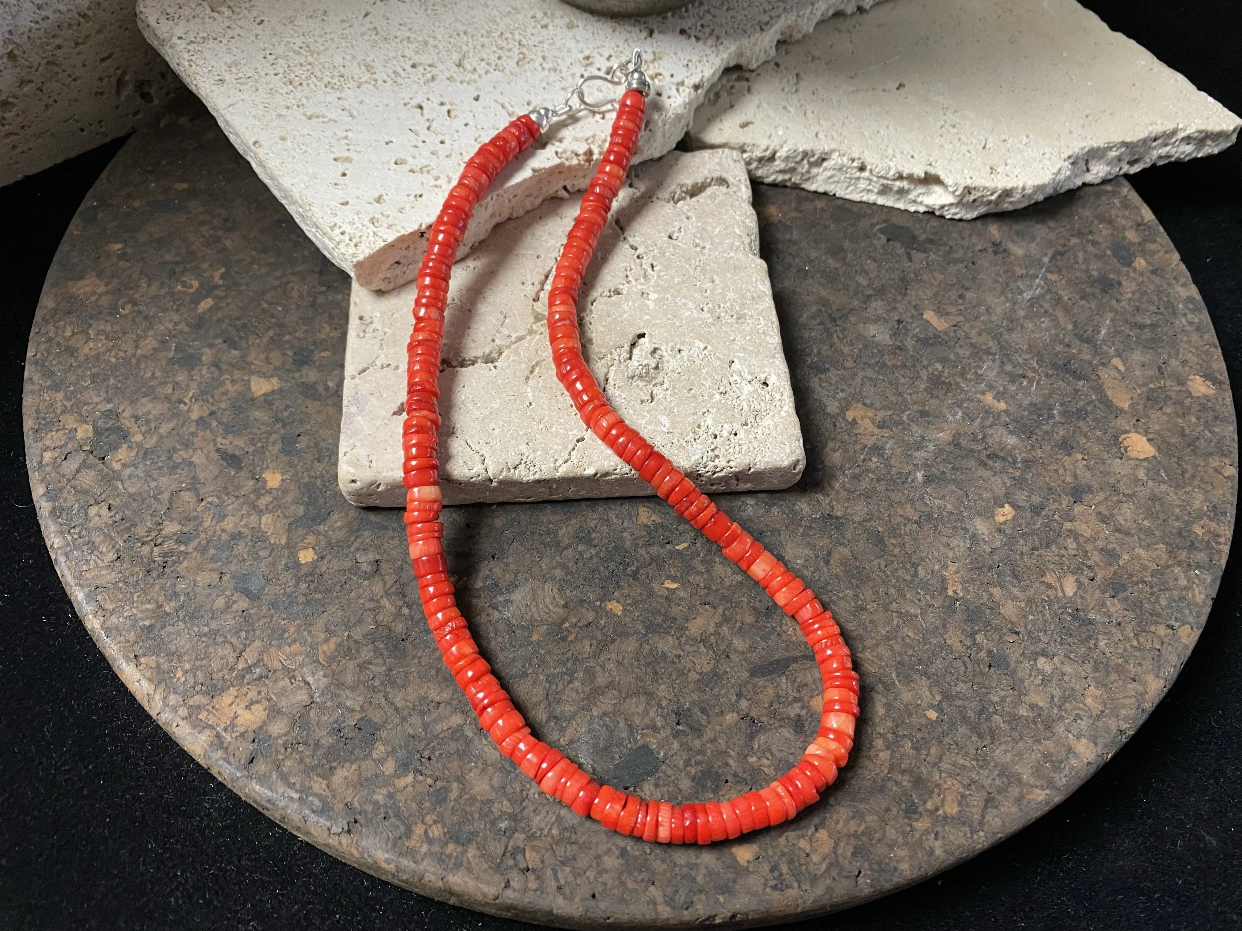 Red Coral Choker Necklace