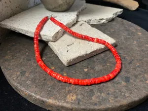 Red Coral Choker Necklace