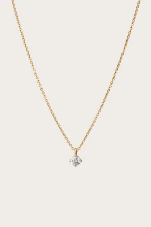 Round Diamond Pendant Necklace