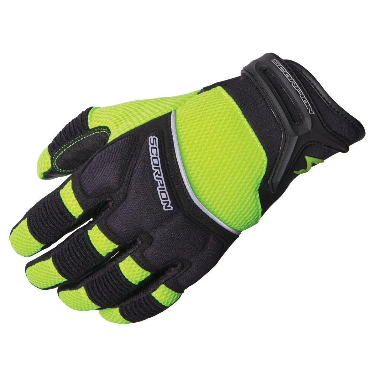 Scorpion Cool Hand II Men's Neon Leather Gloves