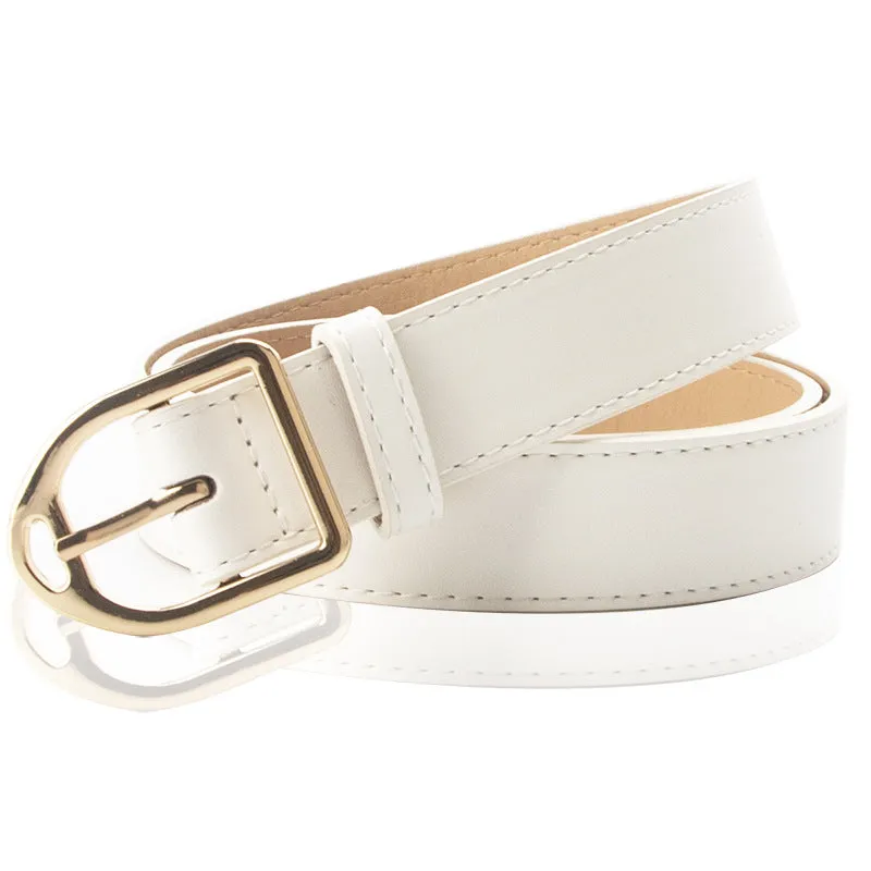 Simple Temperament Decoration Belt Jeans Strap All-Match Female Student Belt