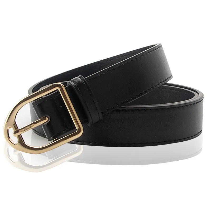 Simple Temperament Decoration Belt Jeans Strap All-Match Female Student Belt