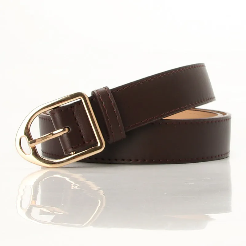 Simple Temperament Decoration Belt Jeans Strap All-Match Female Student Belt